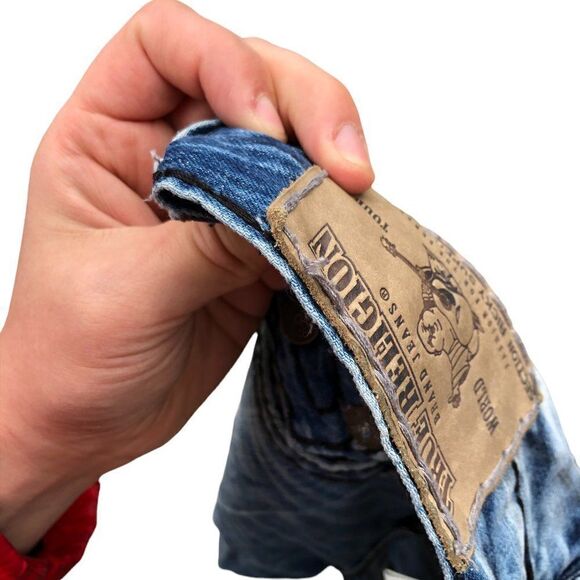 True Religion Jeans Size 29 RICKY SUPER T Blue - Picture 6 of 15